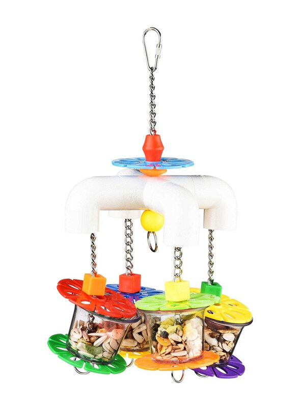 

Coollapet Foraging Party Parrot Toy, Multicolour