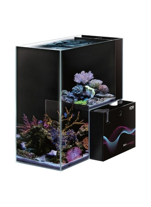 

Dymax IQ9 Mini Drop Off Marine Aquarium Set, Black