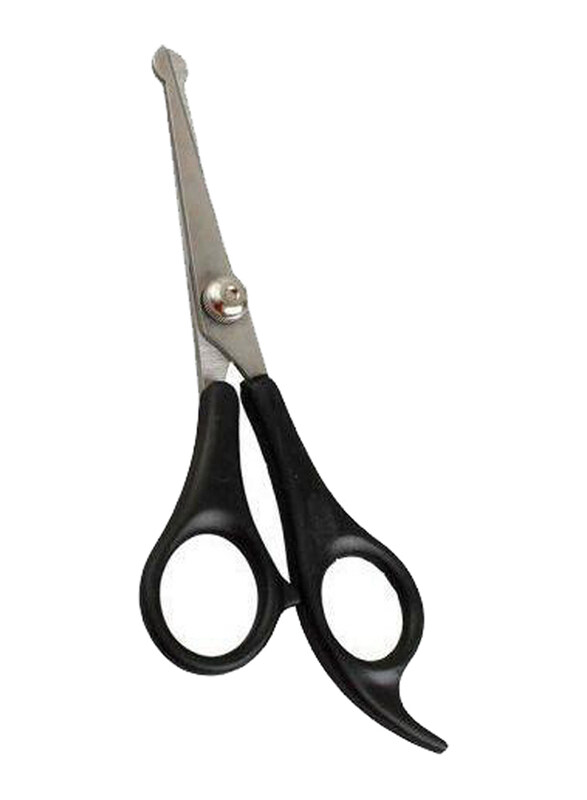 

Flamingo Dog Trimming Scissors for Ear, Nose & Paw, Black/Silver