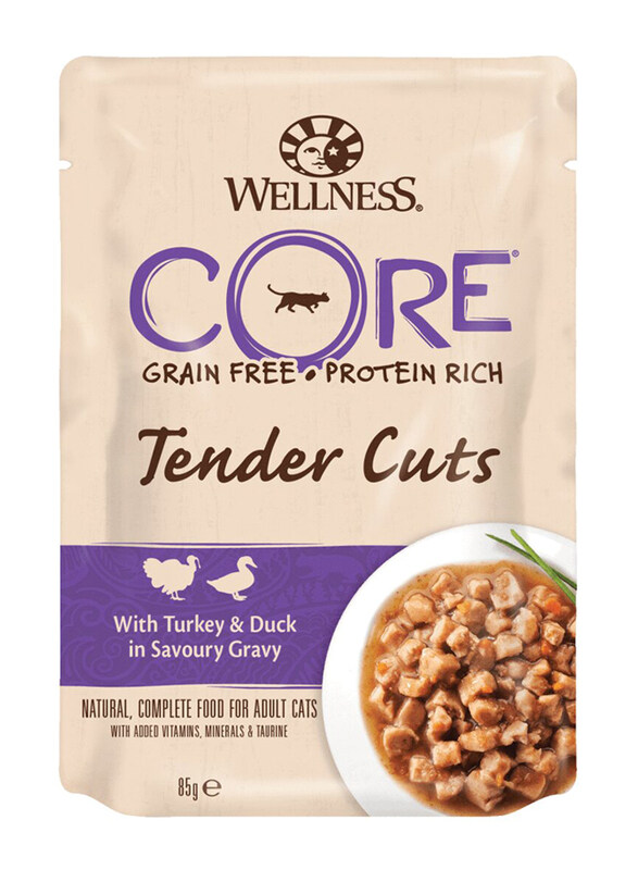 

Wellness Core Tender Cuts Turkey & Duck Wet Cat Food, 3 x 85g