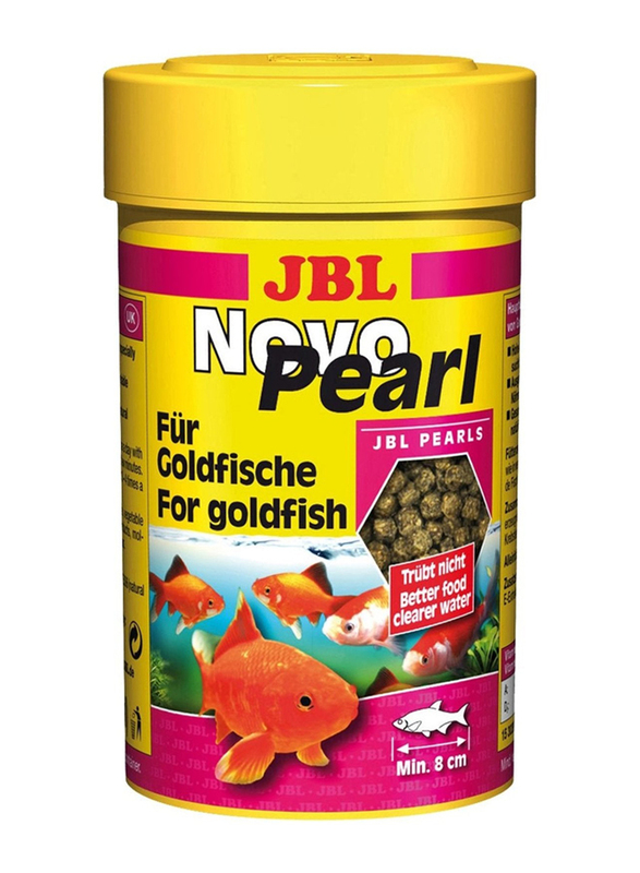 JBL Novo Pearl Fish Food for Goldfish, 100 ml