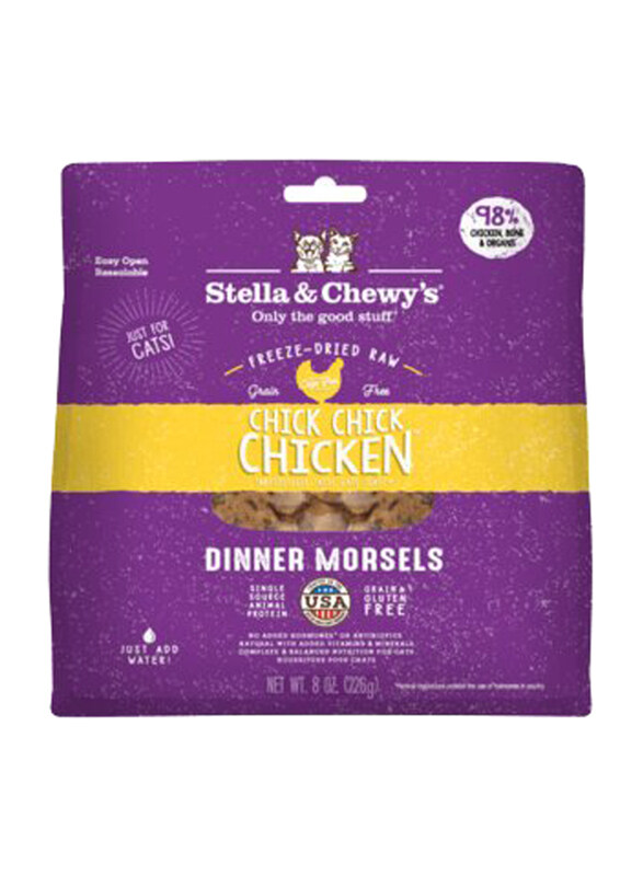 

Stella & Chewy's Freeze-Dried Raw Chicken Dinner Morsels for Cats, 8oz