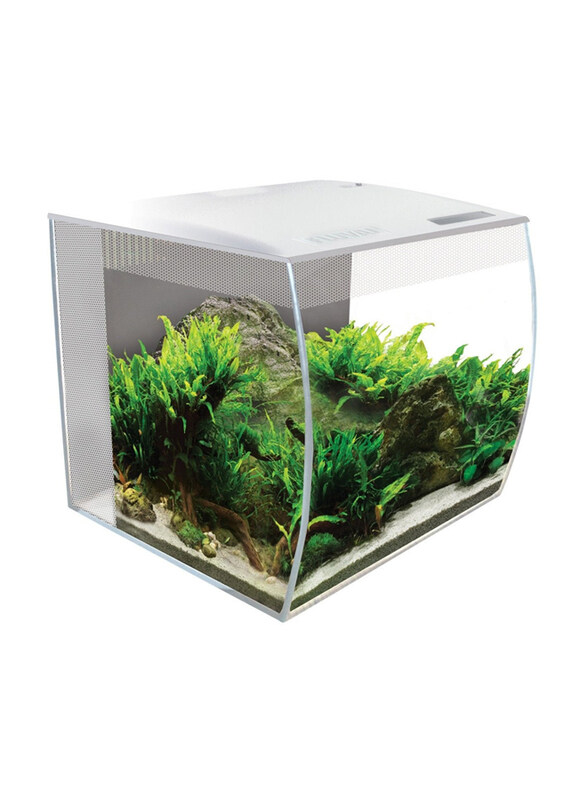 Fluval Flex Aquarium, 57 Liters, White