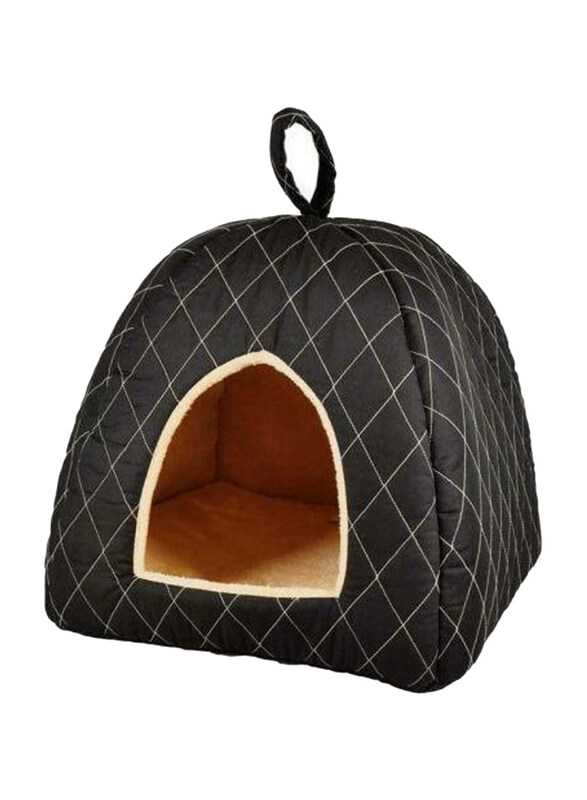 

Flamingo Igloo Super Deluxe Cat Cave, Black