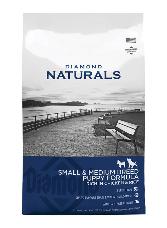 

Diamond Naturals Small And Medium Breed Puppy Rich In Chicken & Rice, 2Kg