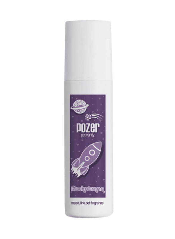 Groom Professional Pozer Pet Vanity Rocketman Masculine Pet Fragrance, 200ml, Purple
