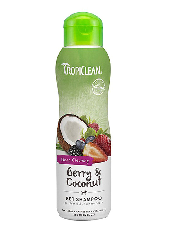 

TropiClean Berry & Coconut Deep Cleansing Shampoo for Pets, 12oz