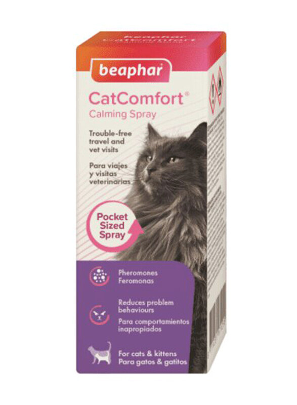 

Beaphar Cat Comfort Calming Spray, 60ml, Clear