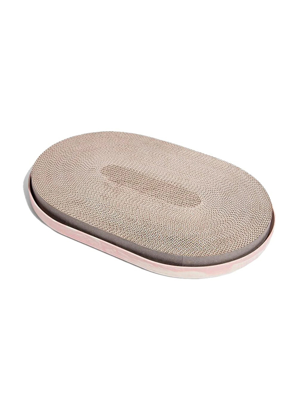 Zee.Cat Scratcher for Cats, Light Coral