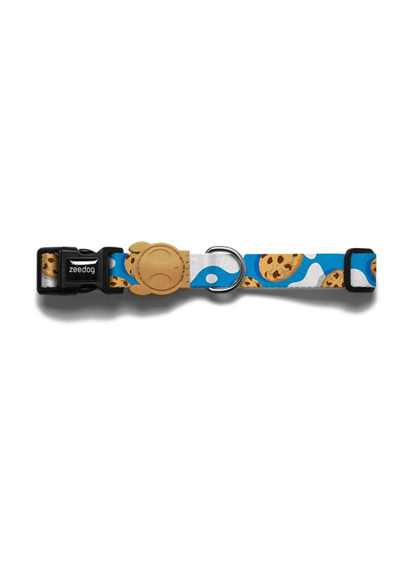 

Zee.Dog Milky Collar, Large, White/Brown