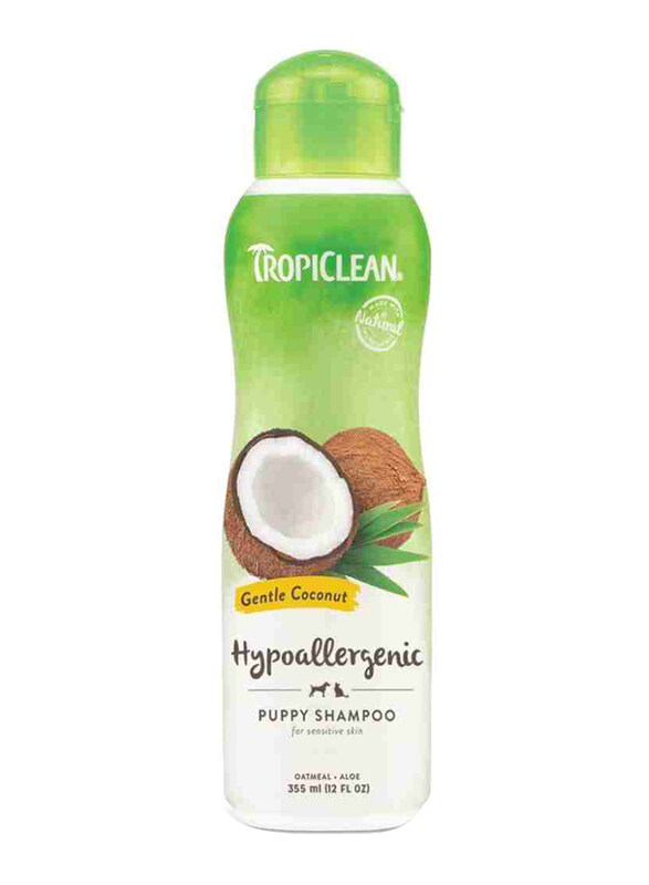 

TropiClean Gentle Coconut Hypoallergenic Puppy And Kitten Shampoo, 12oz