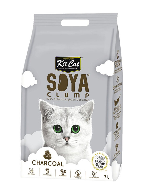 

Kit Cat Charcoal Soya Clump Soybean Litter, 7L