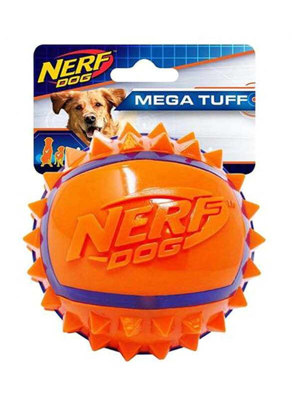 

Nerf Dog Two Tone Tpr Spike Ball, Small, Orange