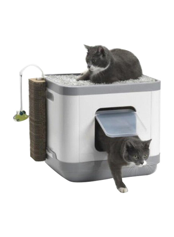 

Moderna Cat Concept with Cushion & Scratch, C802, Grey