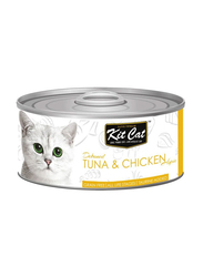 Kit Cat Tuna & Chicken Wet Cat Food, 6 x 80g