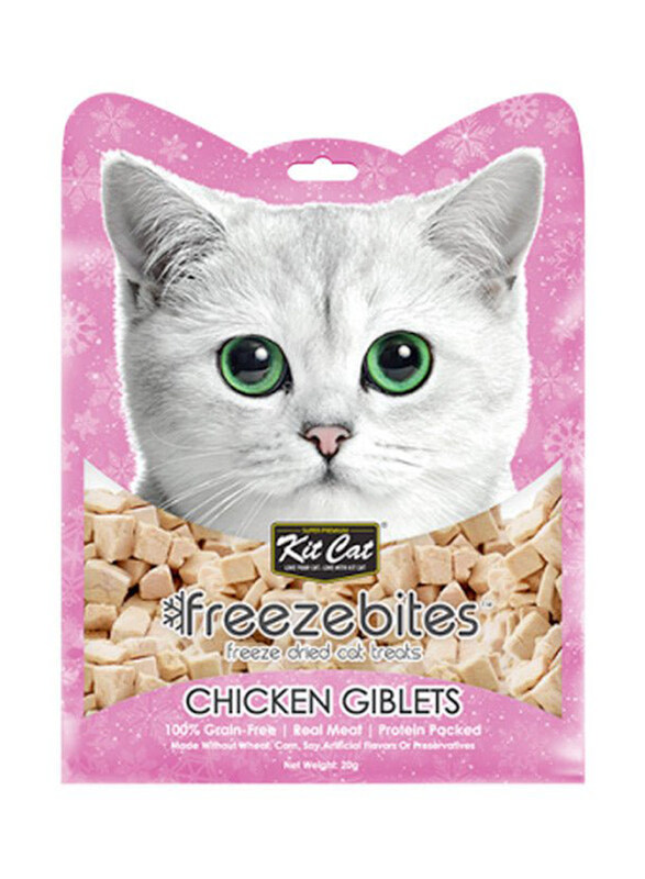 

Kit Cat Freeze bites Chicken Giblets Dry Cat Food, 20g