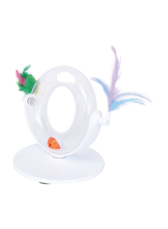 M-Pets Rollercoaster Cat Toy, White