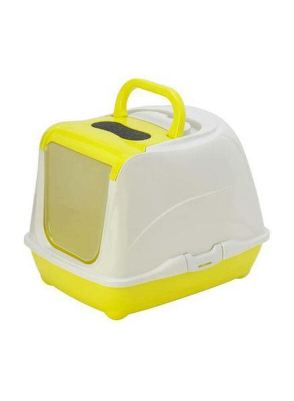 

Flamingo Cat Toilet Loki Hawai, White/Lime