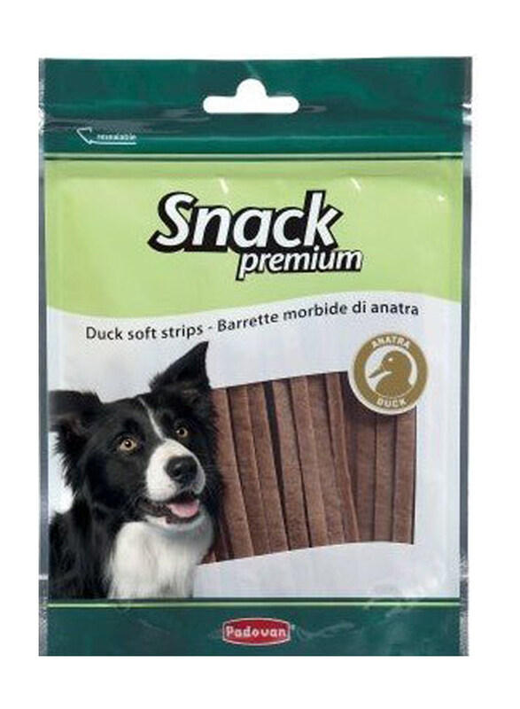 

Padovan Duck Soft Strip Snack Dry Food for Dogs, 100g