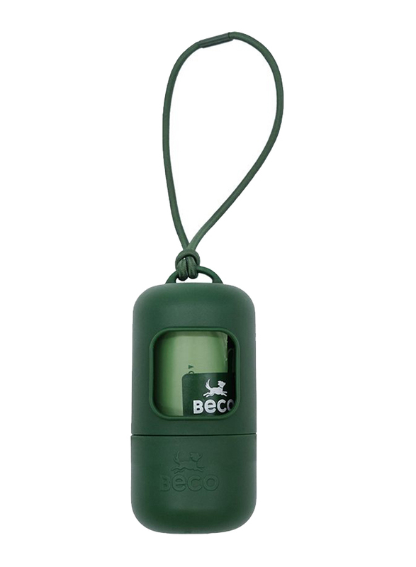 Beco Poop Bag Dispenser, 15 Bagroll, Green
