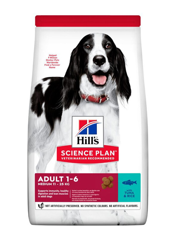 

Hill's Science Plan Medium With Tuna And Rice Dry Food for Adult Dogs, 12Kg