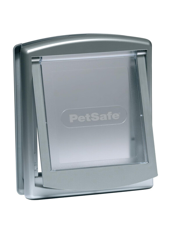 

PetSafe Original Dog Flap Pet Door 2-Way Locking Easy, Medium, Silver