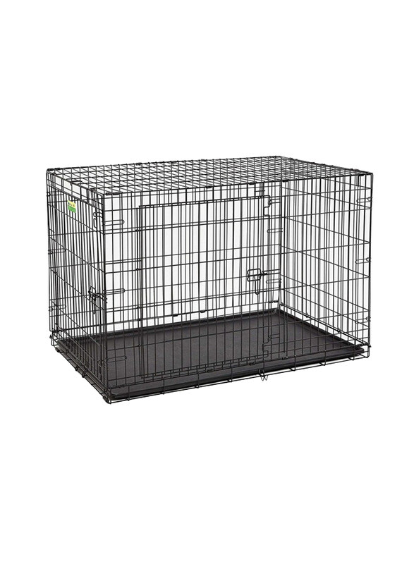 

Midwest Contour Double Door Dog Crate, 48 inch, Black