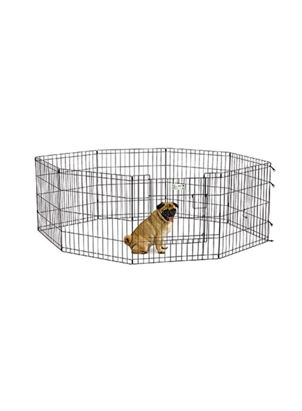 

Midwest Exercise Pen With Full Max Lock Door, 48 inch, Black