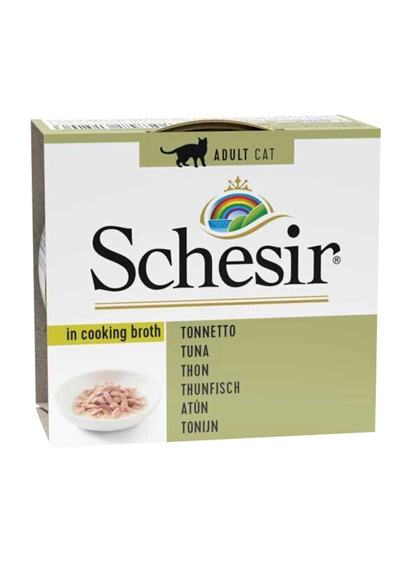 

Schesir Can Broth Tuna Wet Cat Food, 7 x 70g