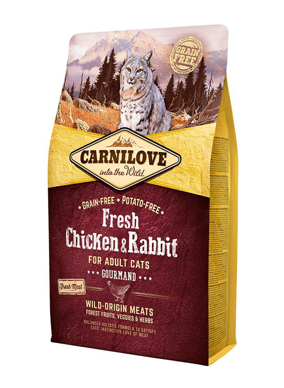 

Carnilove Fresh Chicken & Rabbit Adult Dry Cat Food, 2 Kg