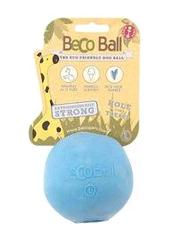 

Beco Natural Rubber Treat Ball for Dog, XL, Blue