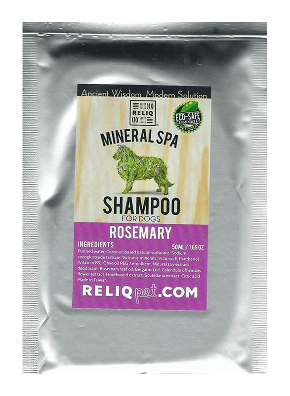 

Reliq Rosemary Shampoo Trail Pack for Dog, 5 x 50ml, Pink