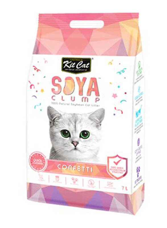 

Kit Cat Confetti Soya Clump Soybean Litter, 7L