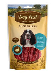Dog Fest Duck Fillets for Adult Dogs Dry Food, 90g