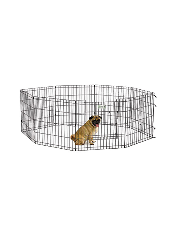 

Midwest Exercise Pen With Full Max Lock Door, 24 inch, Black
