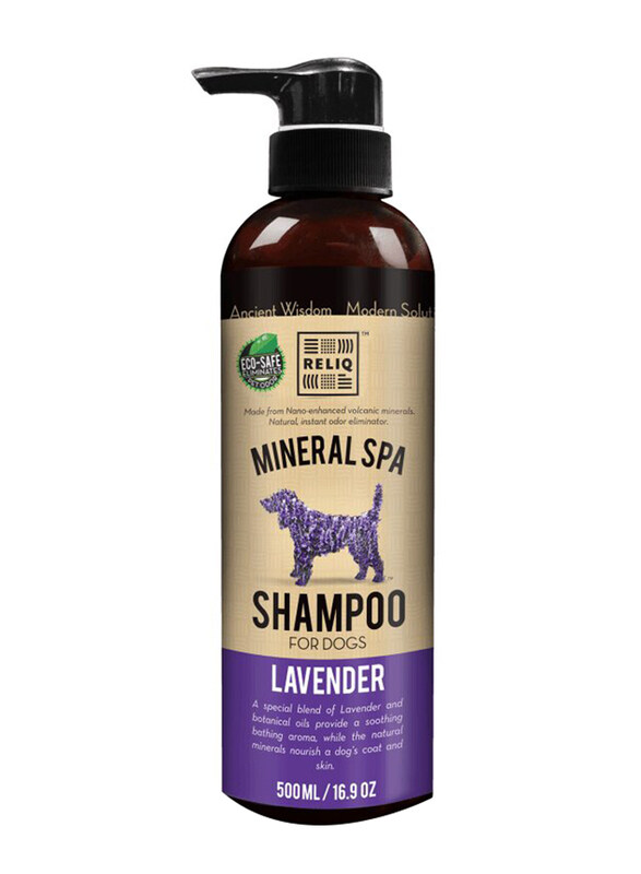 

Reliq Lavender Mineral Spa Shampoo for Dog, 500ml, Purple