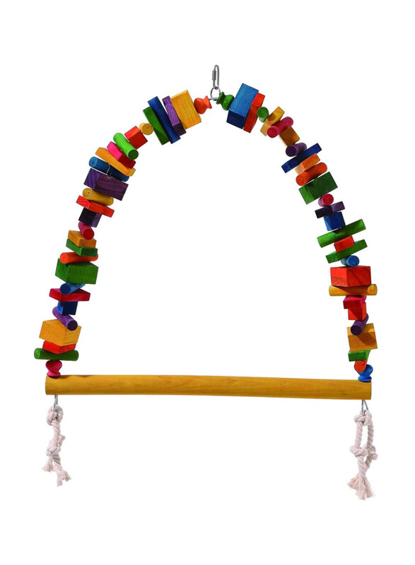 

Coollapet Birds Wooden Blocks Arch Swing, King, Multicolour