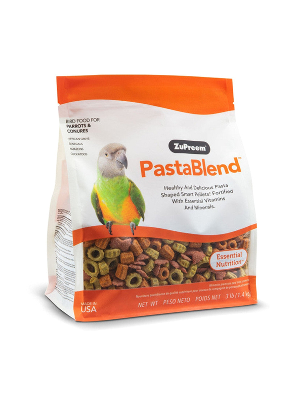 

Zupreem PastaBlend for Medium & Large Parrot & Conures with Essential Vitamins & Minerals, 1.4 Kg