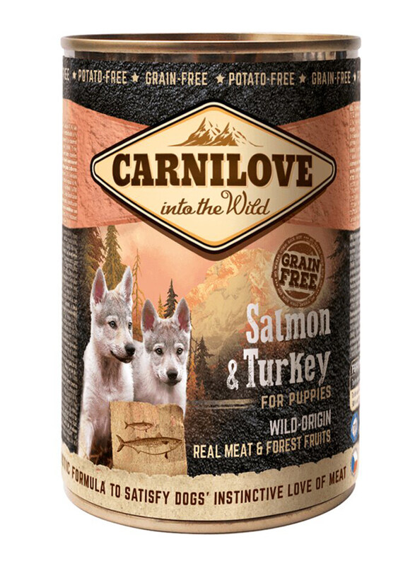 

Carnilove Salmon & Turkey Puppies Wet Food, 3 x 400g