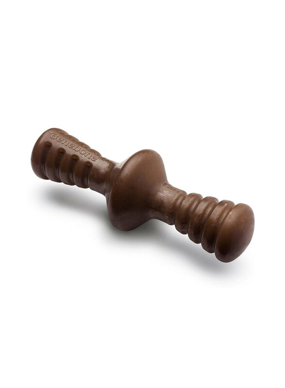 

Benebone Zaggler Bacon Dog Chew Toy, Small, Brown