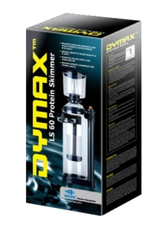 

Dymax LS60 Protein Skimmer, Sawtooth Blade Series, Clear/Black