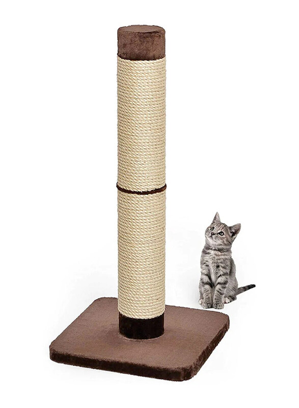 

Midwest Feline Nuvo Grand forte Cat Scratching Post, Large, Brown/Beige