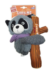Gigwi Raccoon Plush Toy with Squeaker Inside, Multicolour