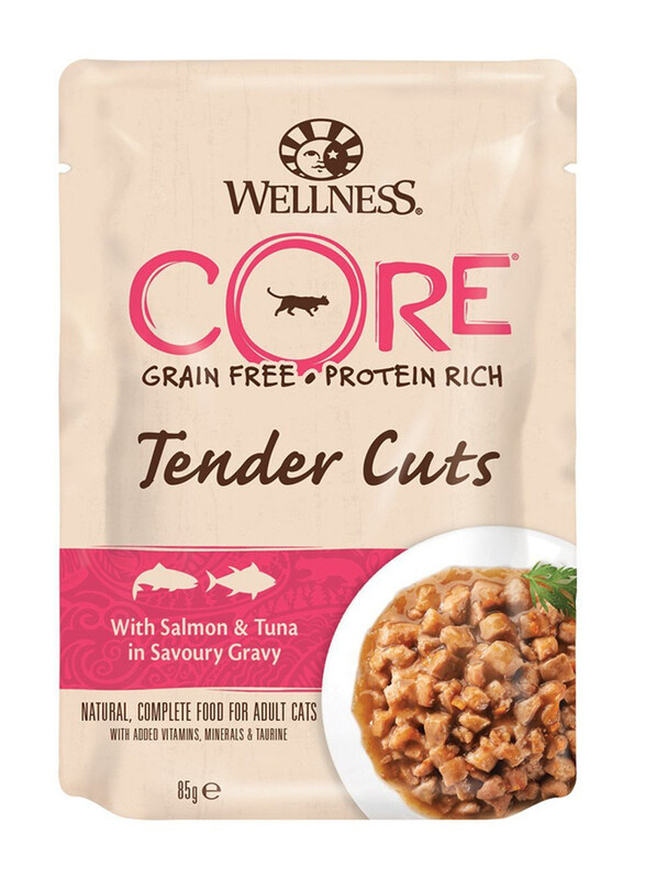 

Wellness Core Tender Cuts Salmon & Tuna Wet Cat Food, 3 x 85g