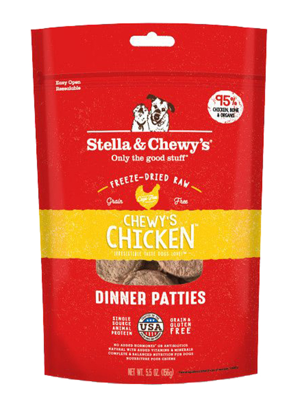 Stella & Chewy's Chicken Dinner Patties for Dog, 5.5 oz