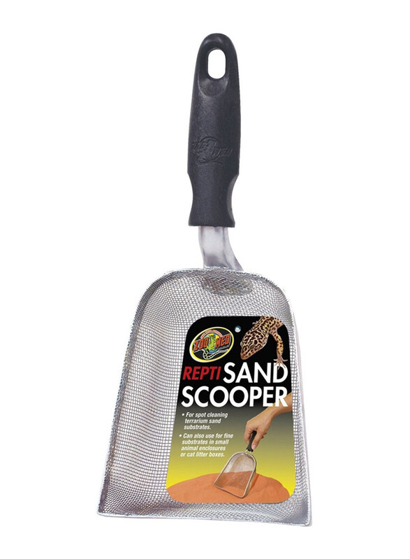 

Zoomed Repti Sand Scooper, Black/Silver