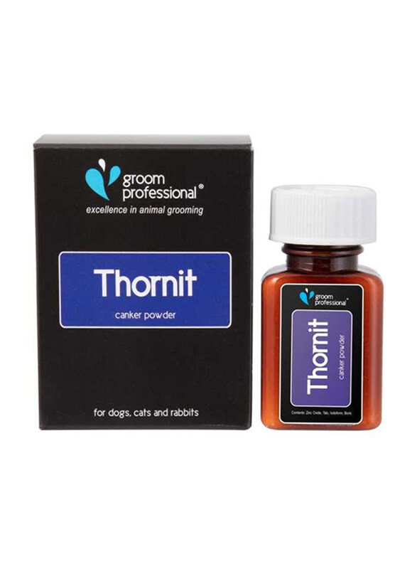 

Groom Professional Thornit Canker Powder for Cats & Dogs & Rabbits, 20g, Red