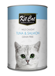 Kit Cat Wild Caught Tuna & Salmon Cat Wet Food, 400g