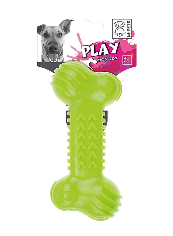 

M-Pets Fun Bone Dog Toy, Green