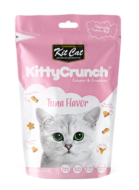 

Kit Cat Kitty Crunch Tuna Cat Dry Food, 60g